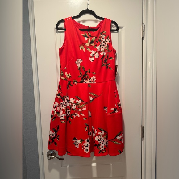 Cute Red Cocktail/Work Dress - Picture 1 of 5